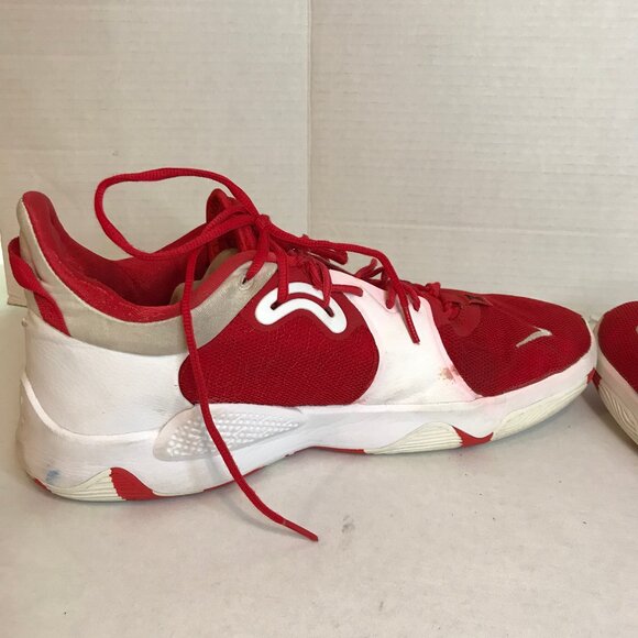 NIKE MENS PAUL GEORGE TB UNIVERSITY RED SIZE 14 - Picture 6 of 8
